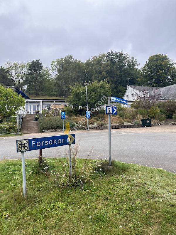 Forsakar huvudparkering (nedre parkering)