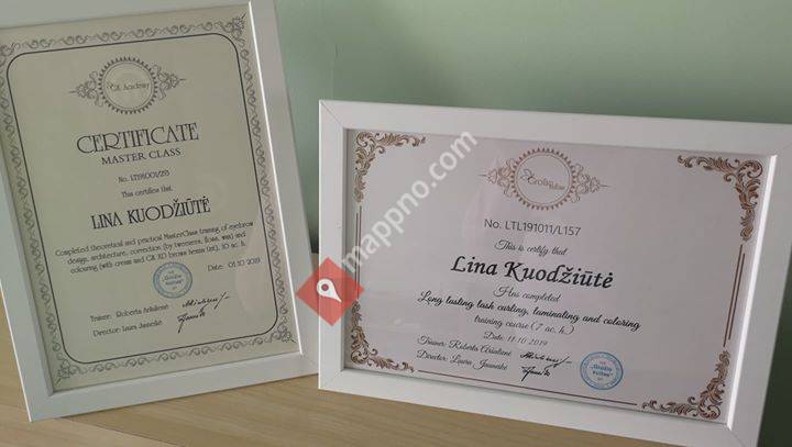 Lina Eyelashes and Eyebrows