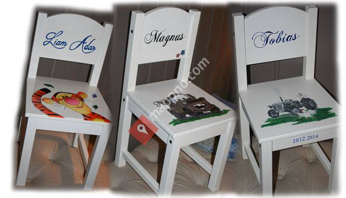 Lisbet's malte barnestoler