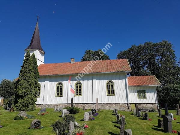 Nordby menighet, kirke og kirkegård